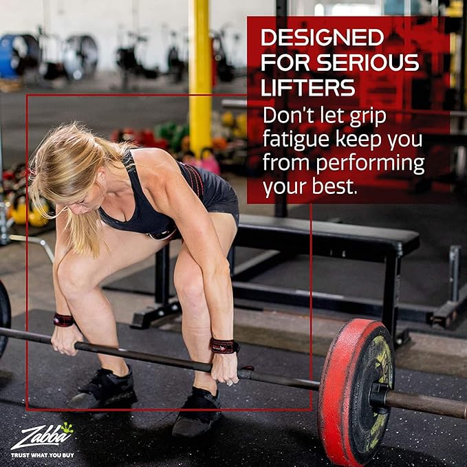 Dark Iron Fitness Weightlifting Leather Suede Lifting Wrist Straps Bundle for Men and Women Wraps Weight for a Heavy Powerlifting Grip Hooks with Padded Support