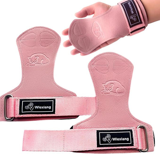 Adjustable Neoprene Padded Wrist straps for Weightlifting,Weight Lifting Straps Gym weight lifting wrist wraps，Gym Accessories for women for Men/Women(Pair)