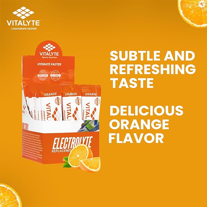 Vitalyte Electrolytes Packets Isotonic Sports Drink | Electrolytes Powder Packets Sports Nutrition Electrolyte Replacement Drinks Dehydration Relief Packets