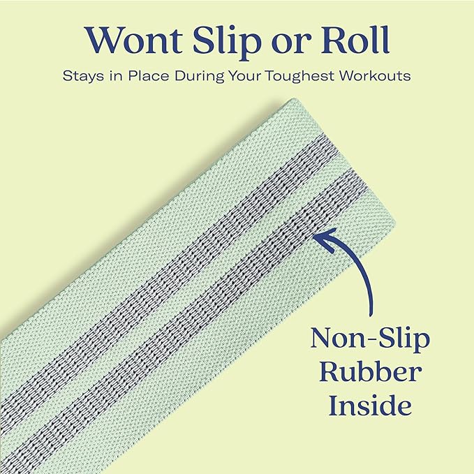 ALTA Booty Bands for Women - Premium Non-Slip Fabric Resistance Bands for Working Out - Cloth Resistance Bands for Legs, Fabric Exercise Bands, Leg Bands for Working Out Women, Looped Hip Bands Set
