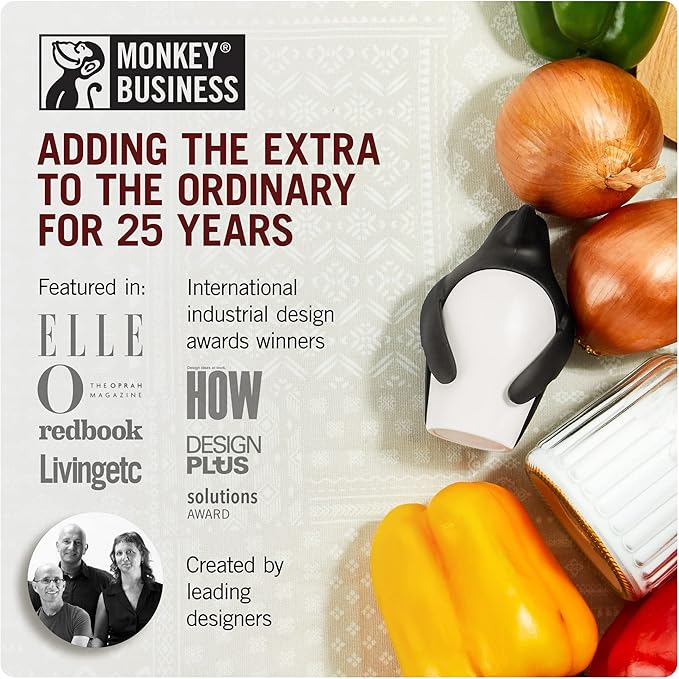 Monkey Business Chill Bill Refrigerator Deodorizer, Baking Soda Container, Baking Soda Fridge, Baking Soda Fridge Deodorizer, Cute Gifts, Kitchen Gadgets