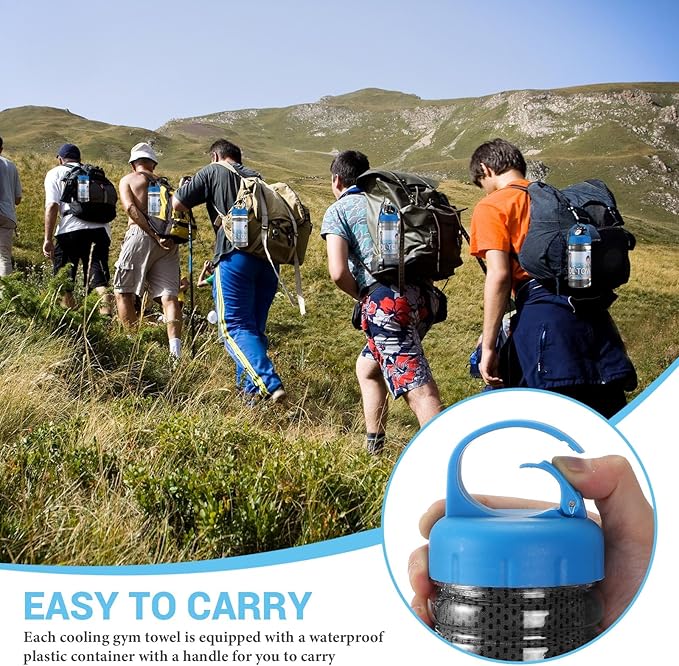 12 Pack 32 x 12 in Cooling Towels Bulk for Neck and Face Microfiber Ice Towel Sweat Towels Breathable Soft Chilly Towel Portable Cool Neck Rags for Yoga Sport Gym Workout Fitness