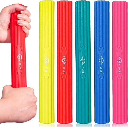 Flex Therapy Bar,Twist Bar for Physical Therapy & Resistance Bar for Golfers Elbow,Tendinitis,Wrist,Forearms Pain, Improve Grip Strength and Relieve Pain