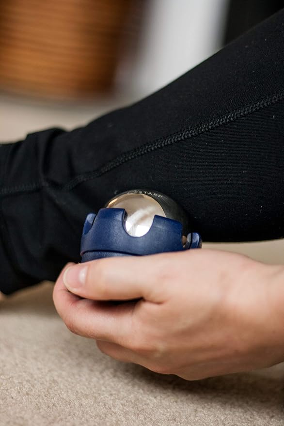 Massage Ball Hot Cold Roller Ball - Relieve Muscle Pain Fast - Stainless Steel Gel Balls for Heat or Ice Therapy-Feet Pain-Plantar Fasciitis-Back Ache-Myofascial Release–Deep Tissue Trigger Points