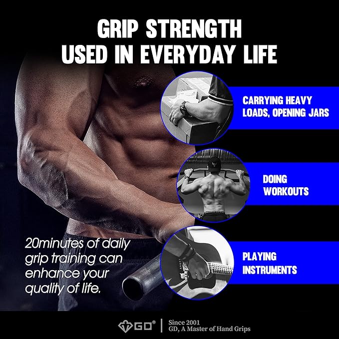 GD IRON GRIP 70 Hand Grip Strengthener (Adjustable hand grip) Wrist and Forearm Strength Trainer Hand Strengthner