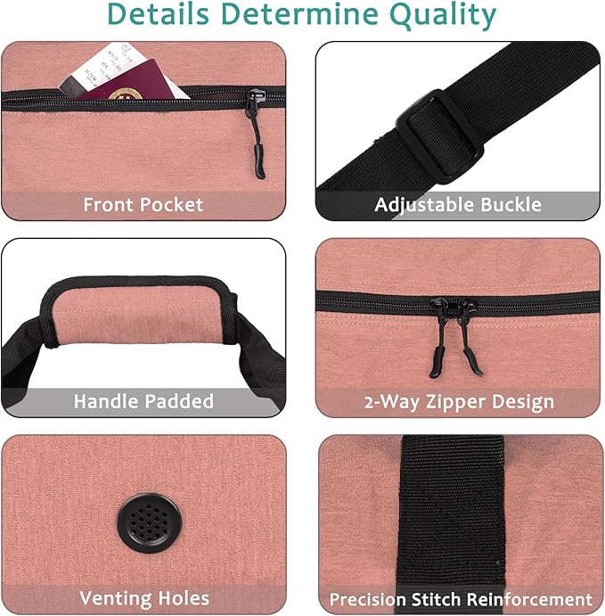 Foldable Travel Duffle Bag,Duffle Bag with Shoes Compartment and Adjustable Strap,Large Packable Travel Bags for Men Women,Waterproof Duffel Bag