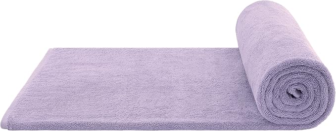 Cotton Paradise 100% Cotton 40x80 Oversized Bath Sheet, Extra Large Turkish Bath Towels for Bathroom, Lilac Bathsheet