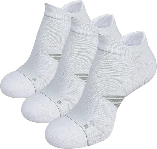 Hylaea No Show Running Athletic Anti-Blister Wicking Coolmax Socks, Seamless Anti-odor