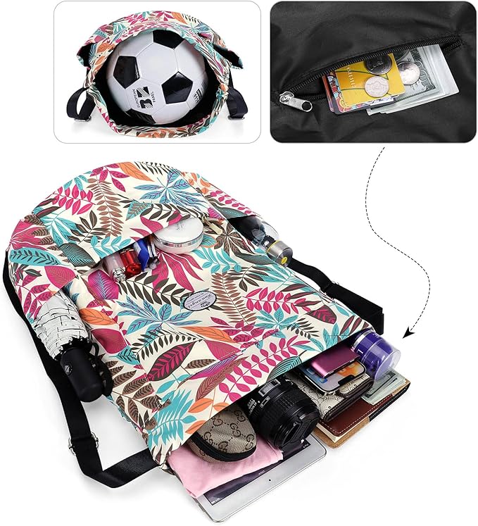 HUA ANGEL Drawstring Backpack Bag, Sport Gym Sackpack Lightweight Small Gym Bag for Men Women Pull String Sport Beach Bag