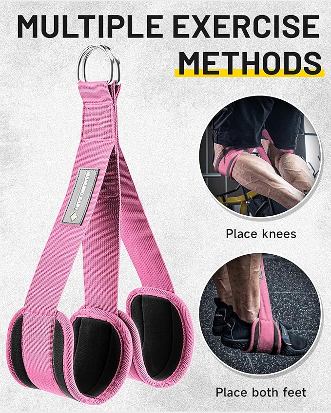 MANUEKLEAR Heavy Duty Resistance Bands for Pull Ups, Pull Up Assistance Bands with Scale Tracking Feature, Adjustable Pull Up Assist Band with Five 50-Pound Pull Up Bands and Fabric Feet/Knee Rest
