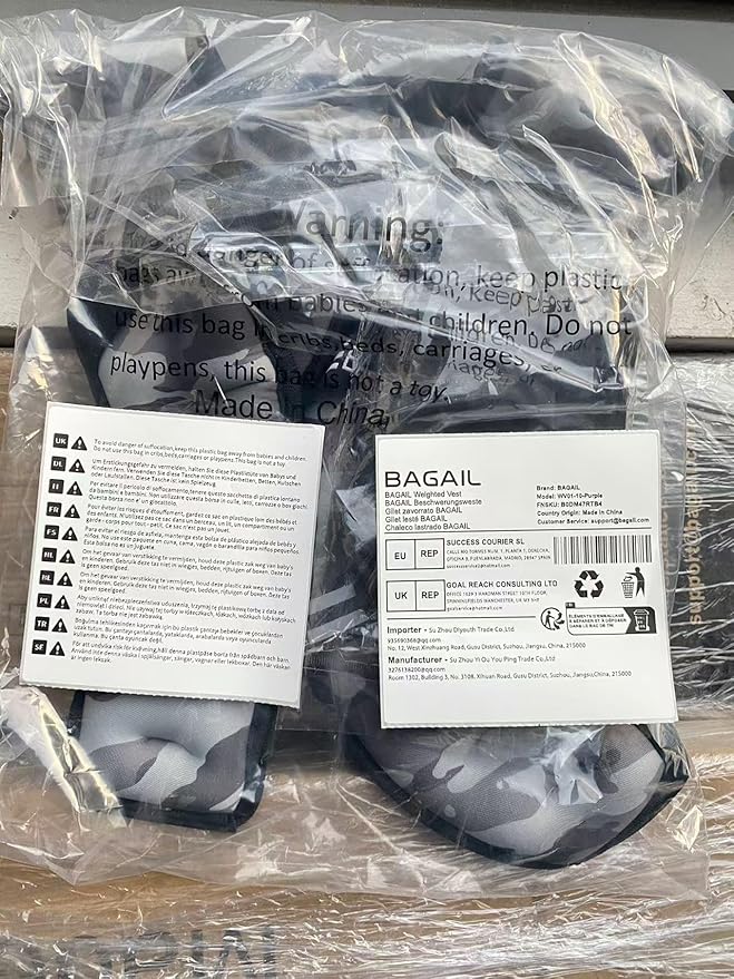 BAGAIL Weighted Vest, 5lbs/8lbs/10lbs/12lbs/15lbs/20lbs/25lbs/30lbs Weight Vest with Detachable Phone Pouch, Rucking Vest for Women, Men, Walking, Weight Loss, Training, Running