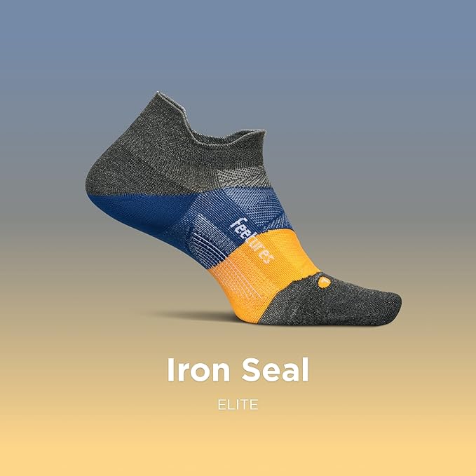 Feetures Elite Ultra Light Cushion Ankle Socks - Sport Sock with Targeted Compression