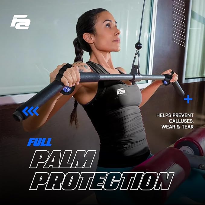 Fit Active Sports Workout Gloves for Gym - Durable Gym Grips, & Grip Pads - Rubber Padding to Avoid Calluses - Suits Men & Women