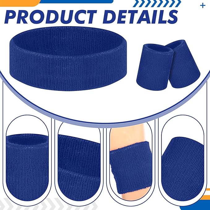 Hillban 4 Set 80s Leg Warmer Workout Set Women Men Neon Headband Rainbow Wristband Outfit Halloween 80s 90s Accessories