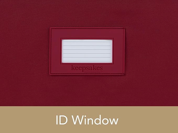 Covermates Keepsakes - Storage Duffel Bag - Heavy Duty Polyester - Reinforced Handles - Closet Storage, Red