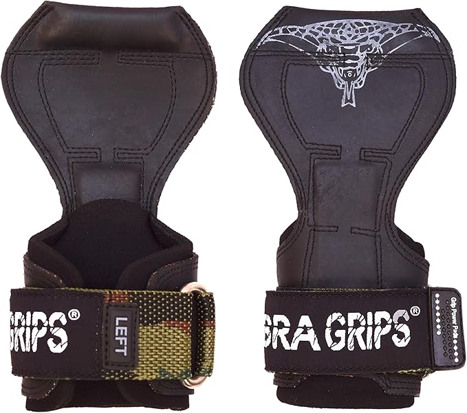 Cobra Grips PRO Weight Lifting Gloves Heavy Duty Straps Alternative Power Lifting Hooks for Deadlifts Adjustable Neoprene Padded Wrist Support Bodybuilding