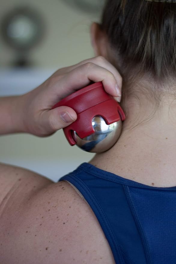 Massage Ball Hot Cold Roller Ball - Relieve Muscle Pain Fast - Stainless Steel Gel Balls for Heat or Ice Therapy-Feet Pain-Plantar Fasciitis-Back Ache-Myofascial Release–Deep Tissue Trigger Points