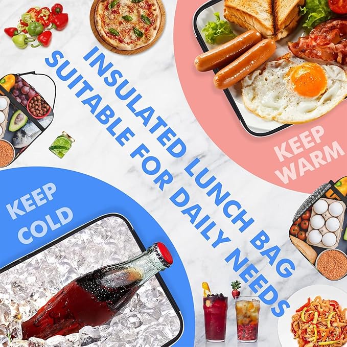 Frog Polyester Lunch Box for Kids Teen,Cool Reusable Thermal Lunch Bag for Adult Women,Animal Insulated Tote Cooler Bags for School,Work,Picnic,Travel,Enchanting Wizardry Theme