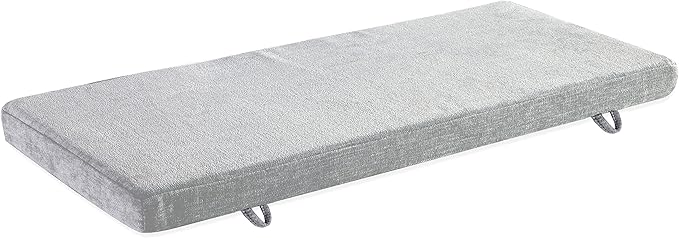 Loveboat Washable Bench Cushion, Non-Slip Bench Pad for Shoe Storage, Window, Piano, Dining 36"x14"x2" Light Grey