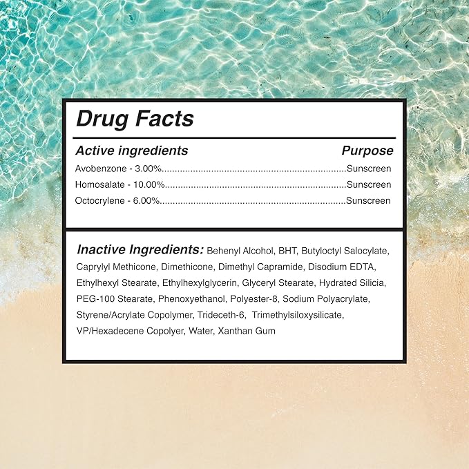 Surface Sunscreen Lotion SPF 50 for Face and Body, Natural Formula, Lightweight and Reef Friendly, Broad Spectrum UVA UVB Protection, Water Resistant Sun Care for Outdoor Use, Fragrance Free, 3oz