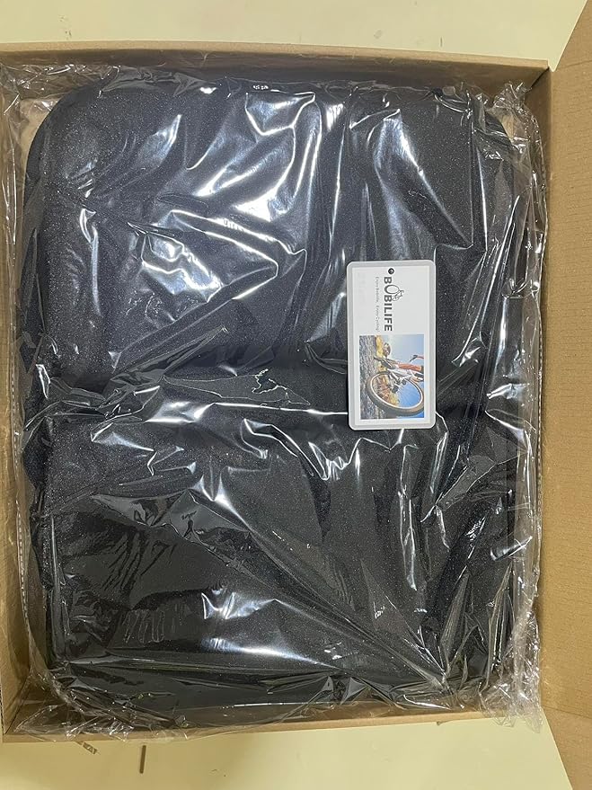 Gel Padded Seat Cushion Cover for Recumbent Bike & Rowing Machine - Extra Wide Thick Memory Foam with Gel Pad for Exercise Recumbent Bicycle and WaterRower, Concept2, for Women and Men Comfort