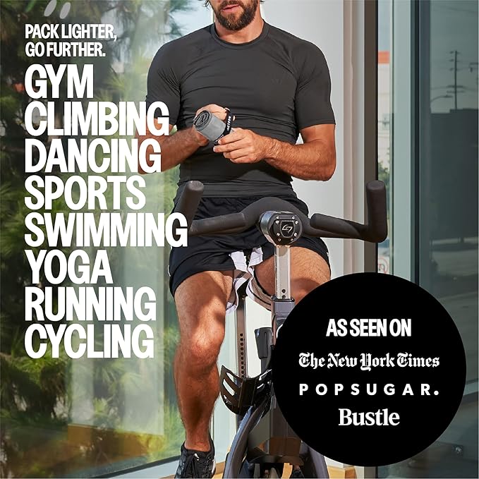 Acteon New Microfiber Quick Dry Gym Towel, Silver ION Odor-Free Mega Absorbent Fiber, Fast Drying, Men & Women Small Workout Gear for Body Sweat, Beach, Working Out, Camping, Travel Towel