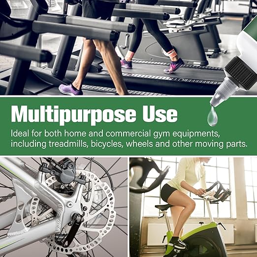 Silicone Treadmill Belt Lubricant/Lube 4 Ounces Stable and Long-Lasting Treadmill Oil Easy to Use with Injection Tool/Hard Application Tube and Precision Screw Caps for Most Treadmills