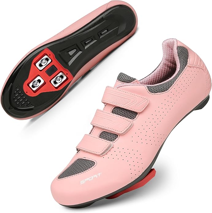Honosuker Women's Cycling Shoes Delta-Compatible for Peloton Bike, Indoor & Road Cycling - Lightweight Spinning Shoes with Delta Cleats for Women