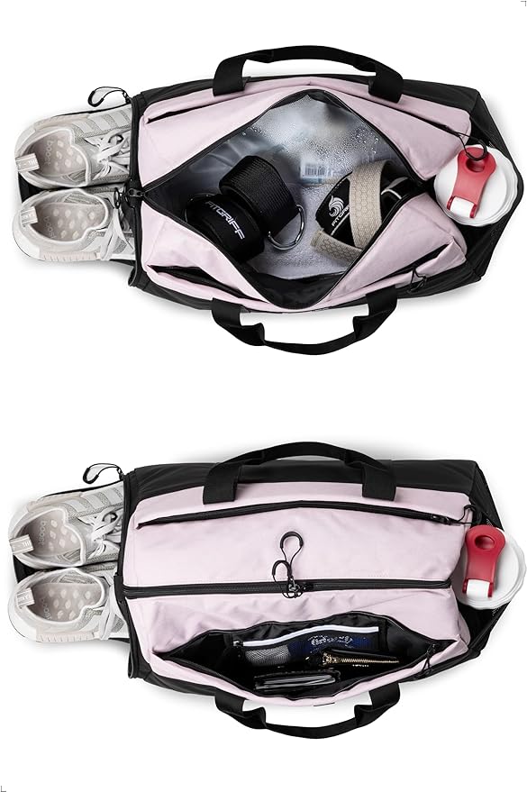 Fitgriff® Gym Bag V2 for Men and Women with Shoe & Wet Compartment - Duffle Bag for Travel, Sports, Fitness and Workout