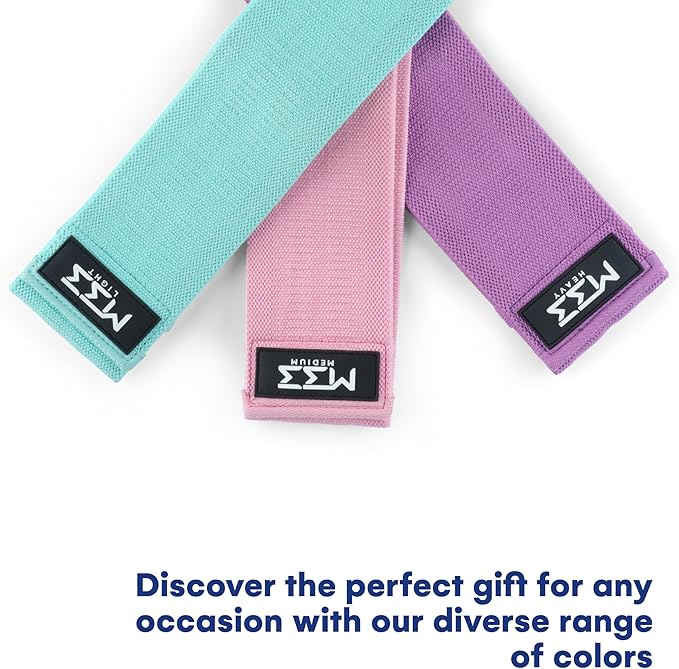 Resistance Bands Set for Exercise – Multi-Colored Workout Bands for Indoor/Outdoor Fitness, Strength Training, Rehab, Yoga