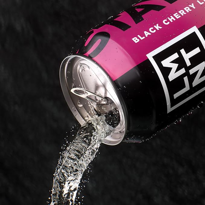 Drink LMNT Sparkling Electrolyte Drink - Black Cherry Lime | 12-Count