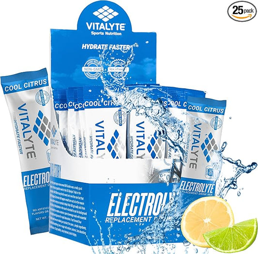 Vitalyte Electrolytes Packets Isotonic Sports Drink | Electrolytes Powder Packets Sports Nutrition Electrolyte Replacement Drinks Dehydration Relief Packets