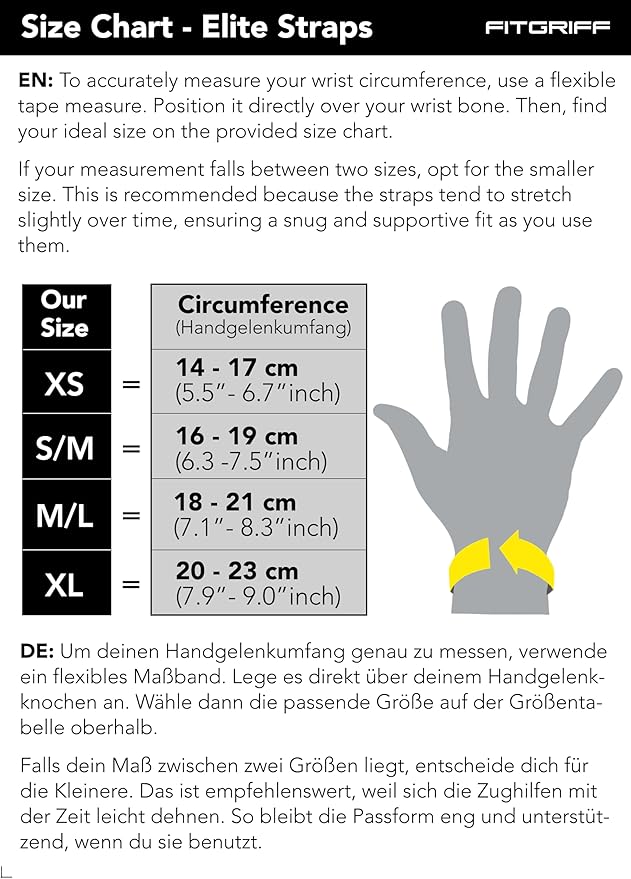 Fitgriff® Elite Straps - Lifting Wrist Straps (Rubber Grips) for Weightlifting, Gym, Workout, Deadlift - Anti-Slip Revolution for Men and Women