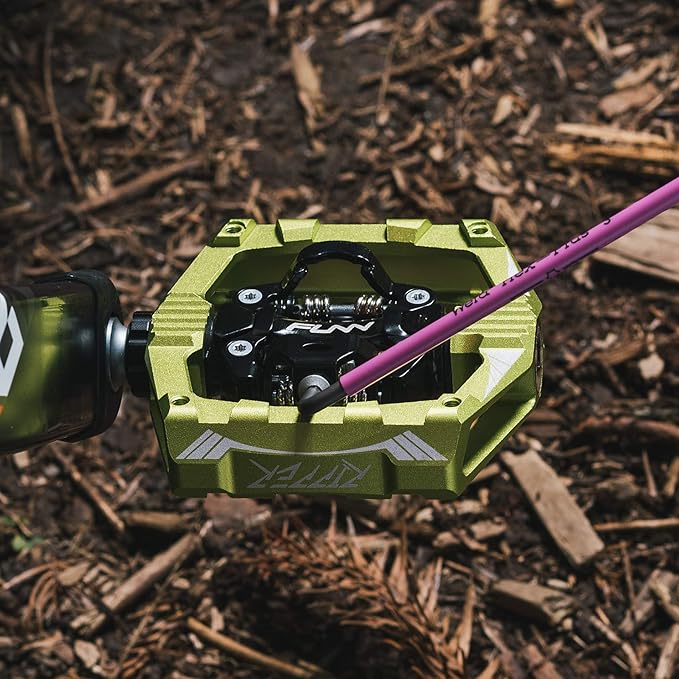 Funn Ripper Mountain Bike Clipless Pedals, Rocker Clip/Spring-Loaded Clip-in Mechanism, Compatible with SPD Cleats, 9/16" CrMo Axle Bicycle Pedals for MTB/Gravel Cycling