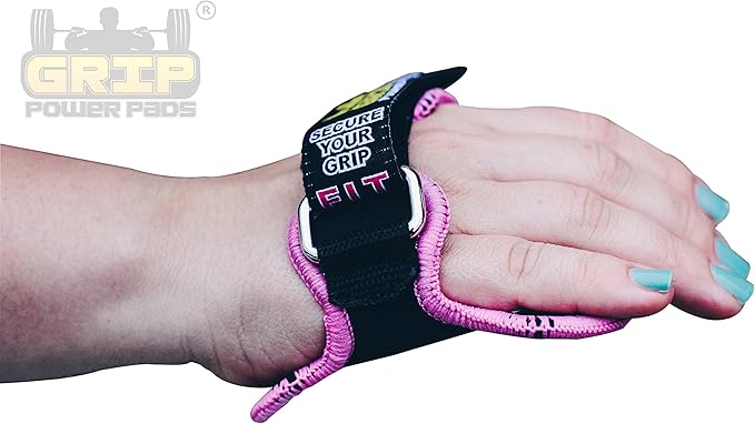 Grip Power Pads FIT Lifting Grips Women Workout Gloves the Alternative to Gym Gloves 1 Pair / 2 Pads