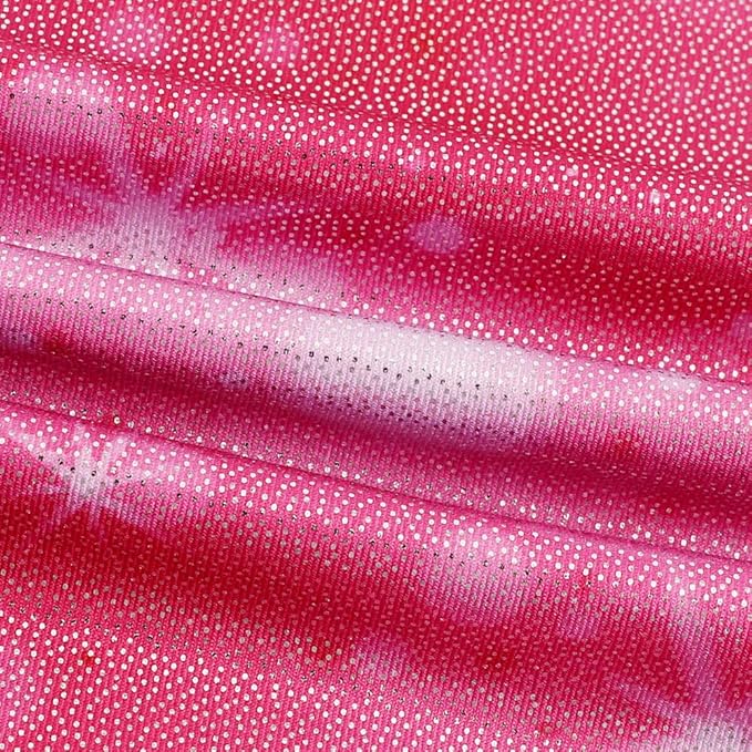 EQSJIU Leotards for Girls Gymnastics Sleeveless Sparkly Toddler Tumbling Outfits Dance Clothes Biketards for Kids 1-10 Years