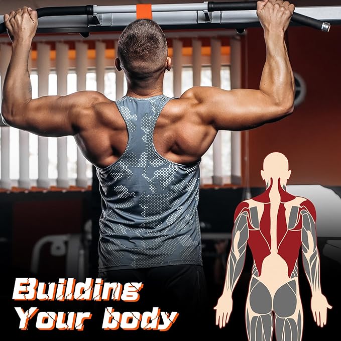 Pull Up Assistance Bands, 225 LBS Heavy Duty Resistance Bands with Feet Rest, Height Adjustable Exercises Assist Band for Strength Training Workout Equipment Home Gym Pull Up Bar Accessories