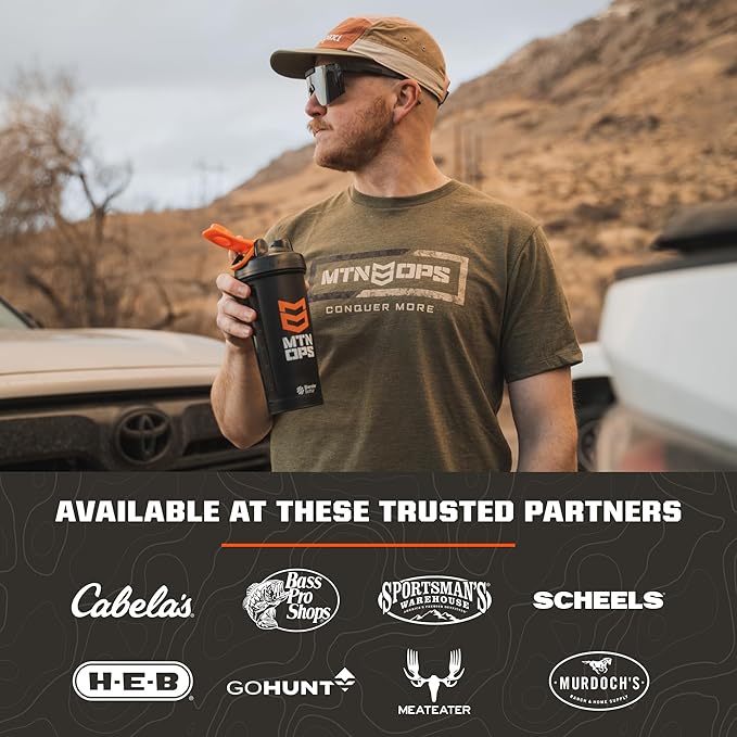 MTN OPS Hydrate Electrolytes Powder Drink Mix, 20 Single Serving On-The-Go Electrolyte Packs with Over 1000mg of Electrolytes per Serving, Hush Summit Surge