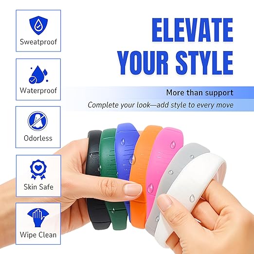 COOLSET Patella Band Knee Strap - 2 Pack Patellar Tendon Support Strap for Knee Pain Relief - Non-Slip Knee Brace for Jumper’s Knee, Tendonitis, Basketball, Running - Men, Women, Youth w/ Travel Bag (Pink)