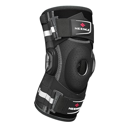 NEENCA Professional Knee Brace for Knee Pain, Hinged Knee Support with Patented X-Strap Fixing System, Strong Stability for Pain Relief, Arthritis, Meniscus Tear, ACL, PCL, MCL, Runner, Sport, Workout