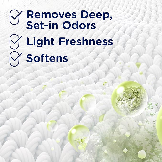 Downy Rinse Laundry Odor Remover, Active Fresh Scent, 62 FL OZ, Fabric Softener and Laundry Odor Removal Rinse