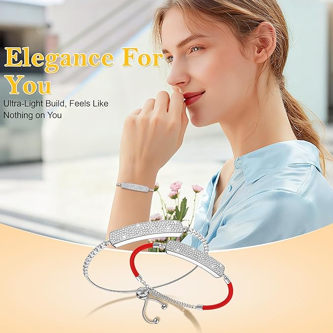 Sleep & Fitness Tracker with 2 Bands, Stylish & Ultra-Light Smart Bracelet for Women, 24/7 Heart Rate, Blood Oxygen & Stress Monitor, Waterproof Health Trackers Gifts for Girls, No Subscription-Silver