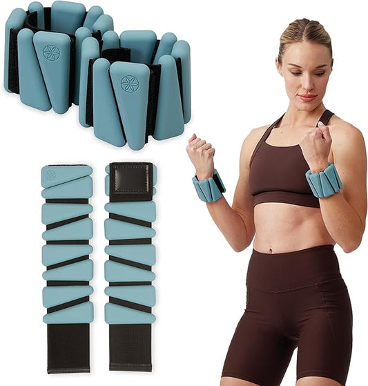 Gaiam Wrist and Ankle Weights, Wearable Bracelet to Strengthen