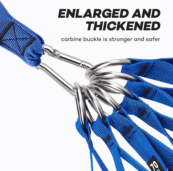 Resistance Bands, Heavy Duty Exercise Bands for Working Out, Workout Bands with Handles, Stretch Band for Men, Fitness Bands for Home Workouts, Muscle Training, Strength, Slim, Yoga