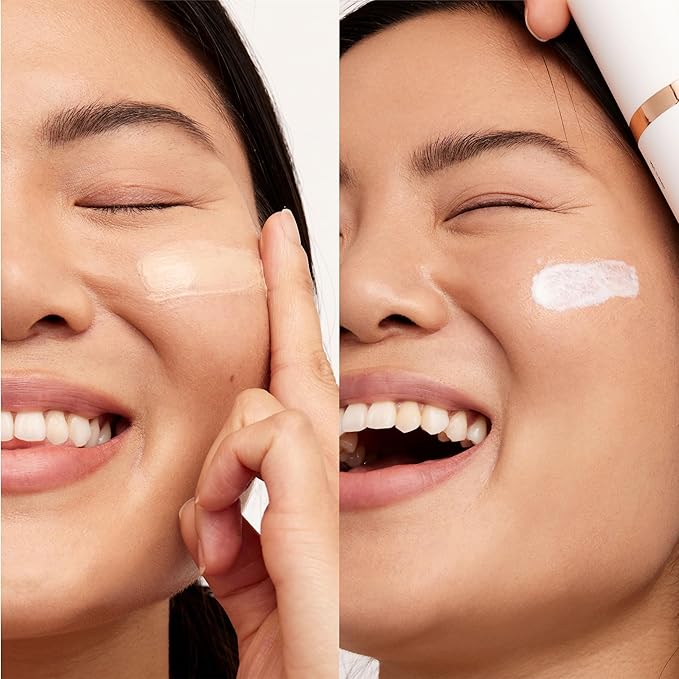 DRMTLGY Moisturizer with SPF 46 & Anti Aging Clear Universal Tinted SPF & Facial Sunscreen 2 Pack - Broad Spectrum Protection Against UVA and UVB Rays