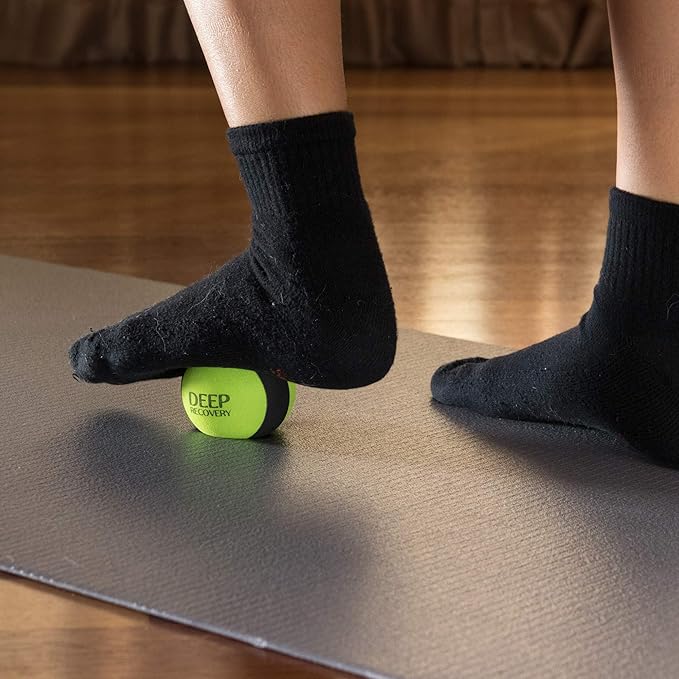 Firm Yoga Deep Tissue Massage Ball Set – Myofascial Release Balls for Feet, Back, Neck, Legs & Arms – Trigger Point & Mobility Therapy (2-Pack)