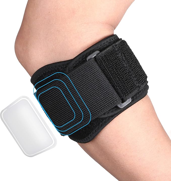 Forearm Guard, Tennis Elbow Braces Guard for Tendonitis and Tennis,Golfers Forearm Adjustable Straps and Compression Pad for Men and Women,Forearm Wraps Support Relief Forearm Guard