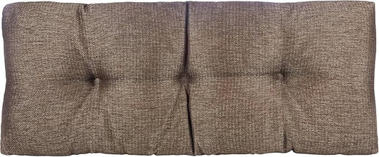 Klear Vu The Gripper Omega Non-Slip Tufted Bench Cushion for Indoor Furniture, Entryway Storage, Bay Window, Corner Nook or Piano Seat, 35 Inches, 06 Gold