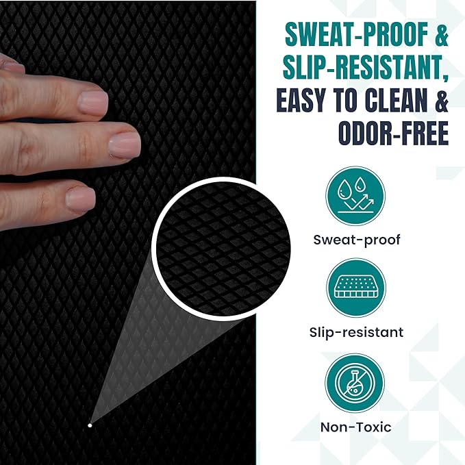 High-Density Balance Pad - Durable TPE Foam Balance Pad Physical Therapy, Foam Exercise Pad with Non-Slip Surface, Lightweight for Home & Gym Workouts, Core Strength & Balance Enhancement