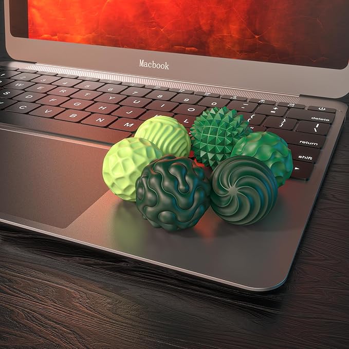 10 Pack Magnetic Fidget Toys for Adutls & Teens, Silicone Magnetic Fidget Balls, Textured Sensory Toys Help Relieve Stress, Tension, Office Desk Toy for Autism ADHD Anxiety